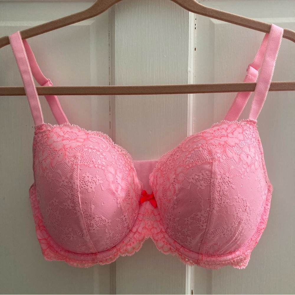 Victorias Secret Dream Angels Lace Demi 36DD Pink